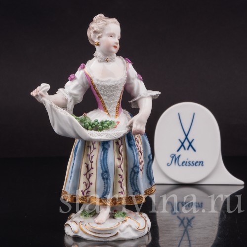 Девушка с виноградом, Meissen, Германия, кон.18 в
