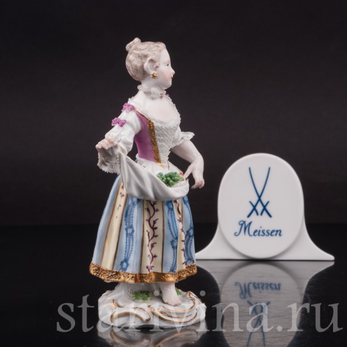 Девушка с виноградом, Meissen, Германия, кон.18 в