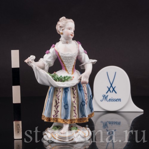 Девушка с виноградом, Meissen, Германия, кон.18 в