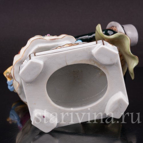 Фигурка из фарфора Танцующие дети E. A. Muller, Германия, 1890-1927 гг.