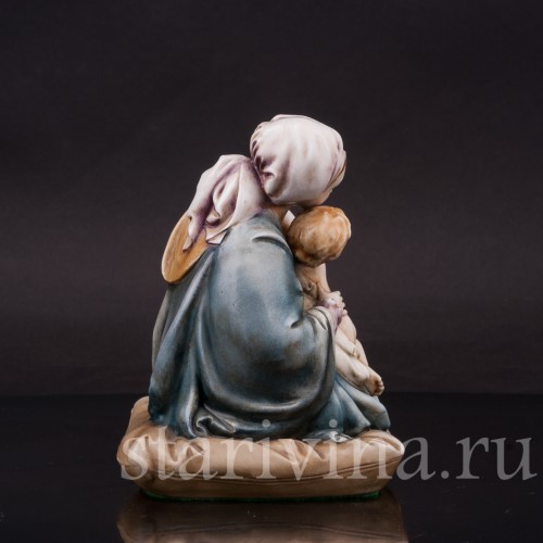 Фарфоровая статуэтка Мадонна с младенцем, Antonio Borsato, Италия, сер. 20 в.