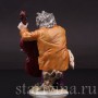 Фарфоровая фигурка Музыкант с котрабасом, Дрезден, Германия, нач. 20 в.