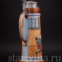 Старинный пивной кувшин Первый тост, 2 л, J. W. Remy, Германия, кон. 19 - нач. 20 вв.