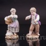 Фарфоровая фигурка Девочка с птичьей клеткой, Meissen, Германия, сер. 19 в.