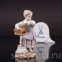 Фарфоровая фигурка Девочка с птичьей клеткой, Meissen, Германия, сер. 19 в.