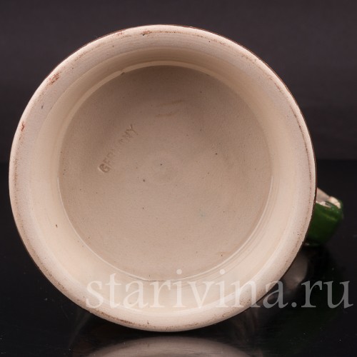 Старинная пивная кружка Весёлые люди, 1/2 л, Matthias Girmscheid, Германия, нач. 20 в.