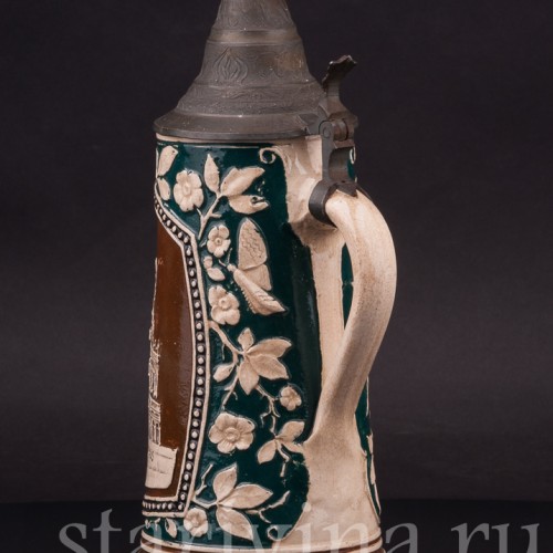 Старинная пивная кружка Привет из Бремена, 1/2 л, Германия, перв. пол. 20 в.