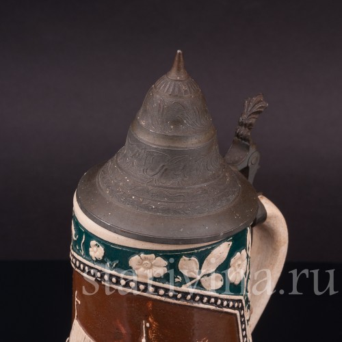 Старинная пивная кружка Привет из Бремена, 1/2 л, Германия, перв. пол. 20 в.