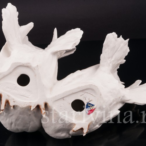 Фарфоровая статуэтка птиц Голубь и голубка, Tay, Италия, вт. пол. 20 в.