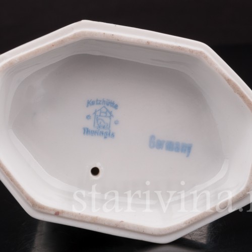 Фарфоровая статуэтка Пьеро, Hertwig & Co, Германия, 1920-30 гг.