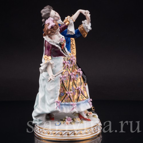 Фарфоровая статуэтка Танцующая пара, Sitzendorf, Германия, нач. 20 в.