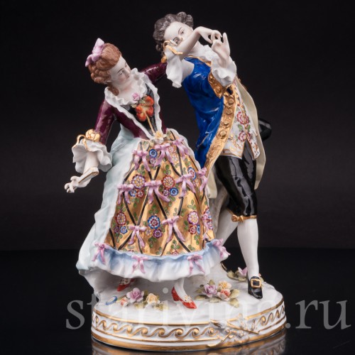 Фарфоровая статуэтка Танцующая пара, Sitzendorf, Германия, нач. 20 в.