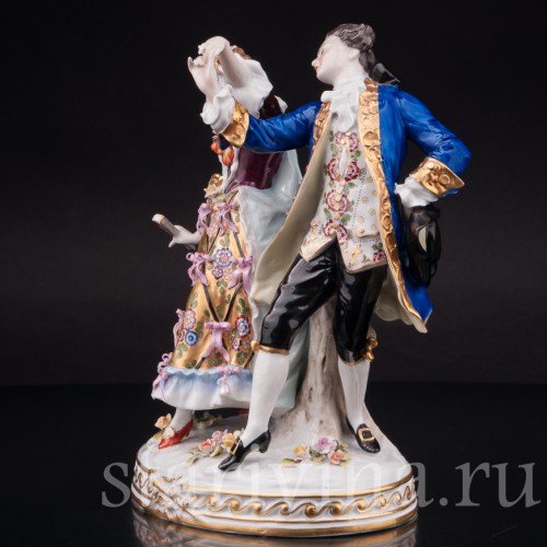 Фарфоровая статуэтка Танцующая пара, Sitzendorf, Германия, нач. 20 в.