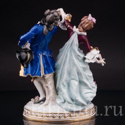 Фарфоровая статуэтка Танцующая пара, Sitzendorf, Германия, нач. 20 в.