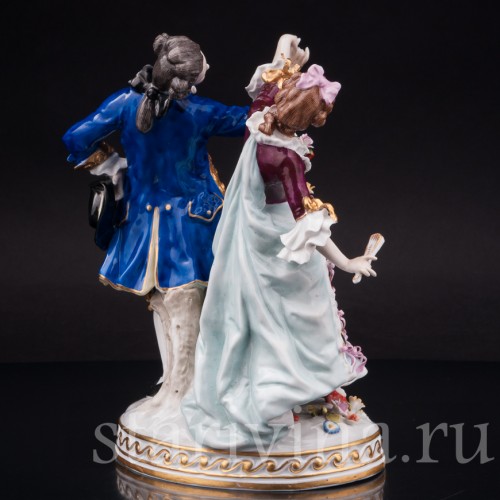 Фарфоровая статуэтка Танцующая пара, Sitzendorf, Германия, нач. 20 в.