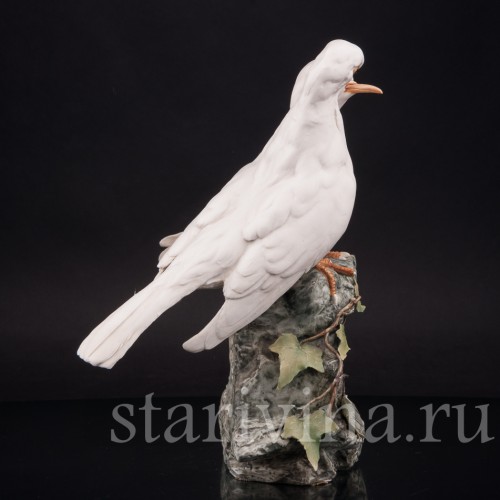 Фигурка птиц из фарфора Горлицы Tay, Италия, вт. пол. 20 в.