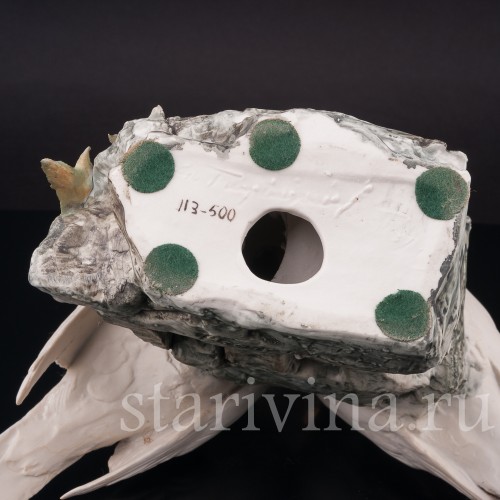 Фигурка птиц из фарфора Горлицы Tay, Италия, вт. пол. 20 в.