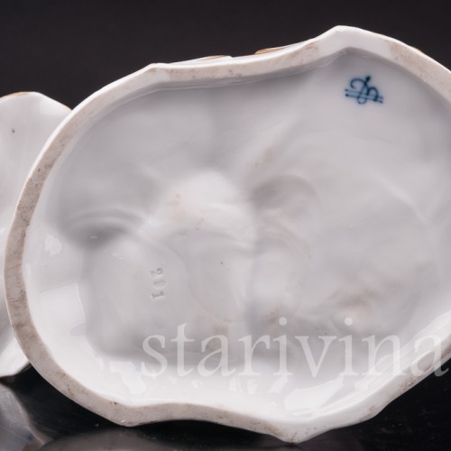 Фарфоровая композиция Пара у поваленного дерева, Richard Eckert & Co, Германия, 1908-12 гг.