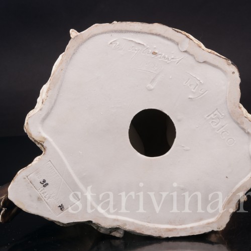 Фарфоровая статуэтка птицы Сокол, Tay, Италия, 1970 г.