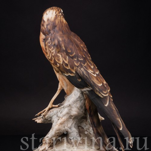 Фарфоровая статуэтка птицы Сокол, Tay, Италия, 1970 г.