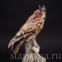 Фарфоровая статуэтка Ушастая сова Tay, Италия, вт. пол. 20 в.