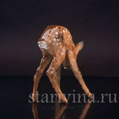 Статуэтка из фарфора Оленёнок, Hutschenreuther, Германия, кон. 20 в.