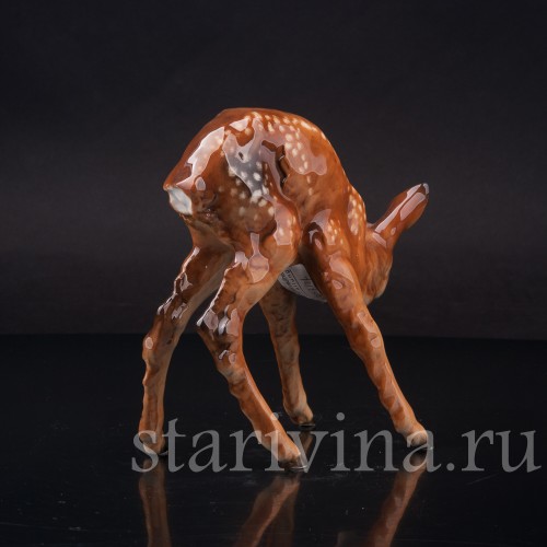Фарфоровая фигурка Оленёнок, Hutschenreuther, Германия, 1960 гг.