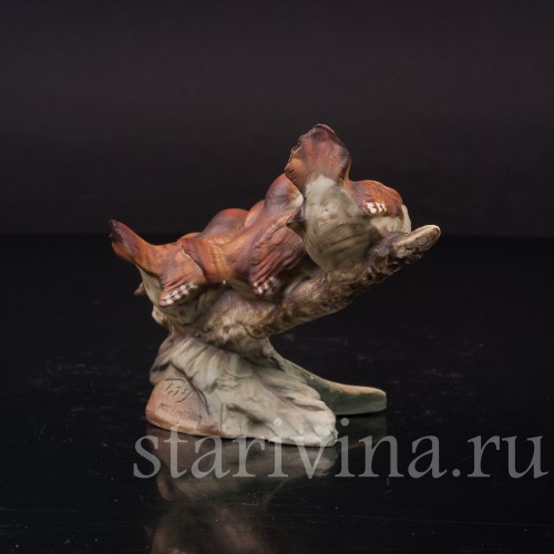 Фигурка из фарфора Три птенца на ветке, Tay, Италия, вт. пол. 20 в.