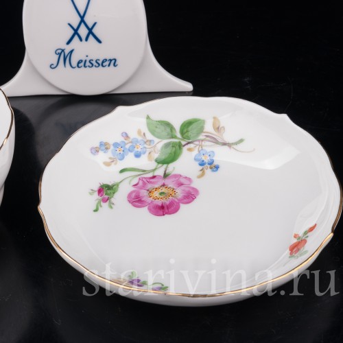 Кофейная пара Шиповник, Meissen, Германия, 1930-49 гг.