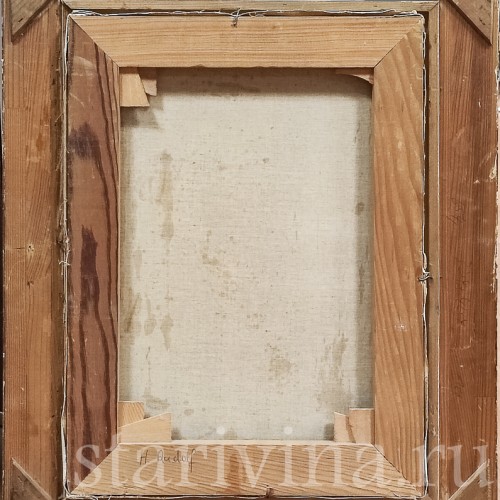 Картина маслом на холсте В мастерской, Германия.