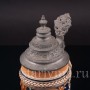 Старинная пивная кружка Трубач из Зекингена, 1/2 л, Германия, кон. 19 - нач. 20 вв.