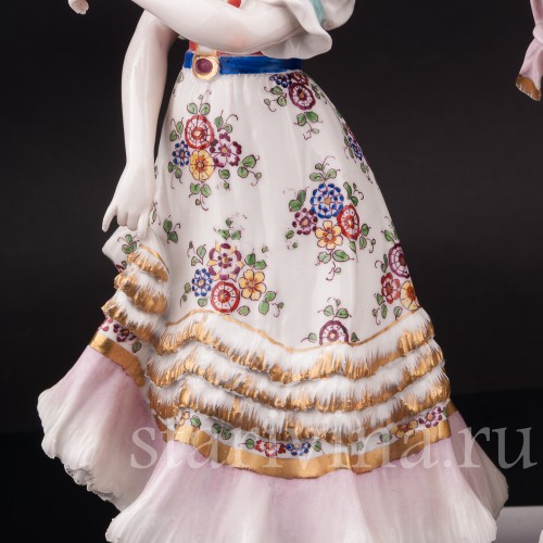 Фарфоровая статуэтка Танцующие девушки, Volkstedt, Германия, 1908-36 гг.