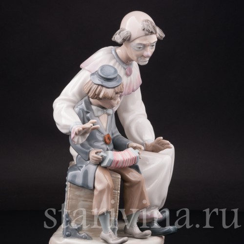 Фигурка из фарфора Клоун с учеником, Zaphir, Испания, 1975-82 гг.