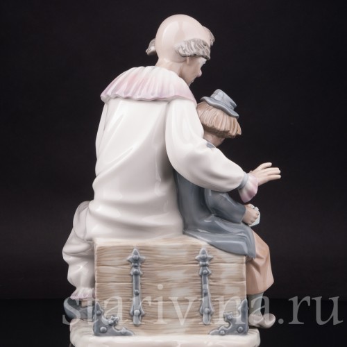 Фигурка из фарфора Клоун с учеником, Zaphir, Испания, 1975-82 гг.