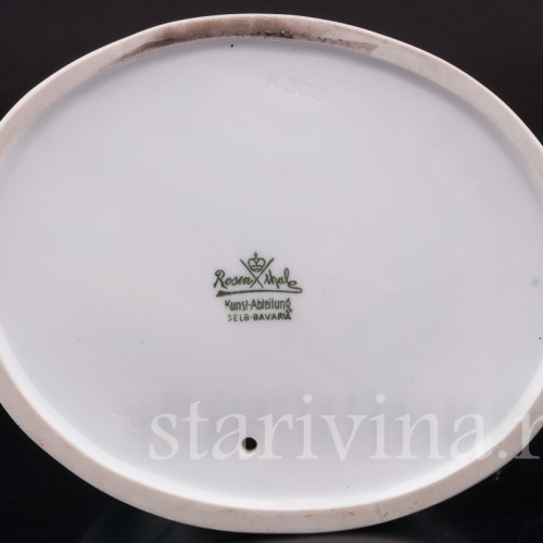 Фарфоровая статуэтка Девушка с розами, Rosenthal, Германия, 1913-14 гг.