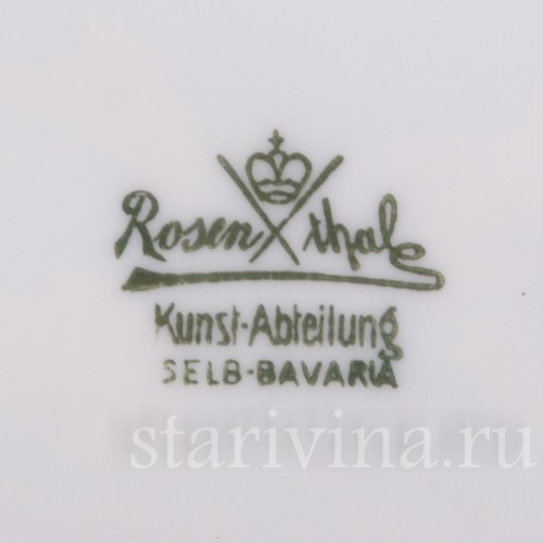 Фарфоровая статуэтка Девушка с розами, Rosenthal, Германия, 1913-14 гг.