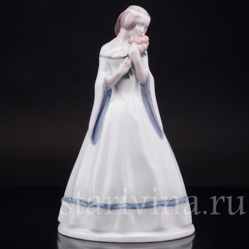 Фарфоровая статуэтка Девушка с розами, Rosenthal, Германия, 1913-14 гг.