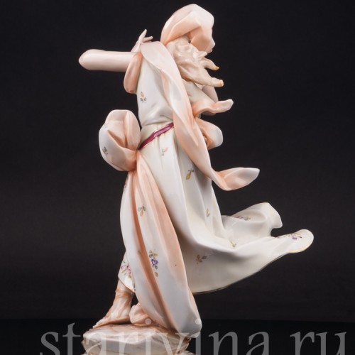 Статуэтка девушки из фарфора Знаки зодиака, Телец, Volkstedt, Германия, кон. 19 в.