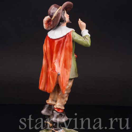 Фарфоровая статуэтка Мушкетёр, Alka Kaiser, Германия, сер. 20 в.