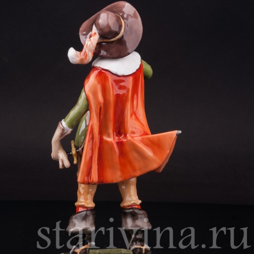 Фарфоровая статуэтка Мушкетёр, Alka Kaiser, Германия, сер. 20 в.