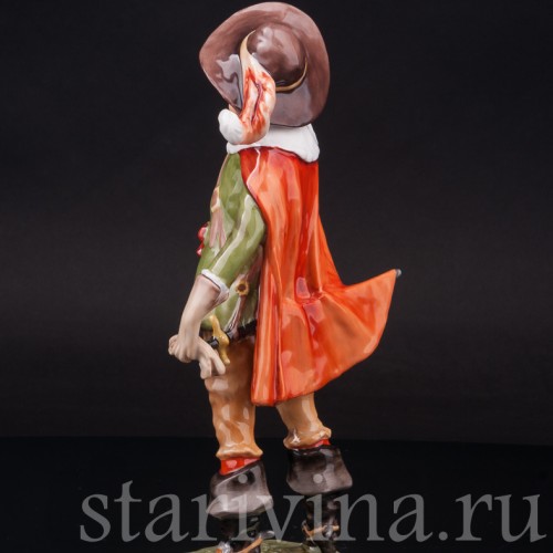 Фарфоровая статуэтка Мушкетёр, Alka Kaiser, Германия, сер. 20 в.