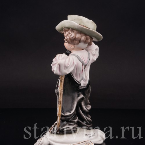 Фигурка из фарфора Папины штаны Capodimonte, Италия, сер. 20 в.