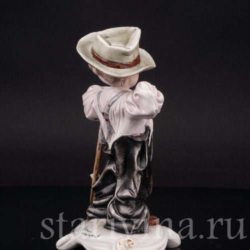 Фигурка из фарфора Папины штаны Capodimonte, Италия, сер. 20 в.