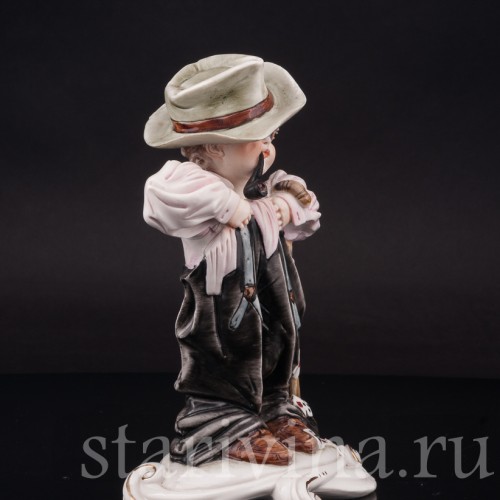 Фигурка из фарфора Папины штаны Capodimonte, Италия, сер. 20 в.