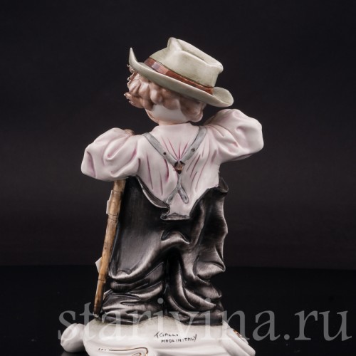 Фигурка из фарфора Папины штаны Capodimonte, Италия, сер. 20 в.