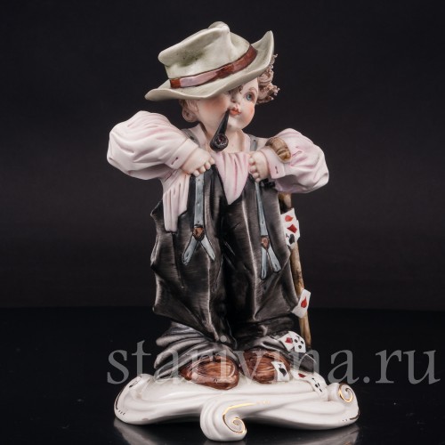 Фигурка из фарфора Папины штаны Capodimonte, Италия, сер. 20 в.