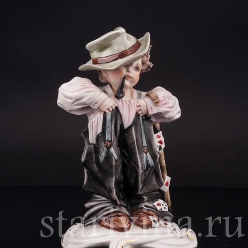 Фигурка из фарфора Папины штаны Capodimonte, Италия, сер. 20 в.