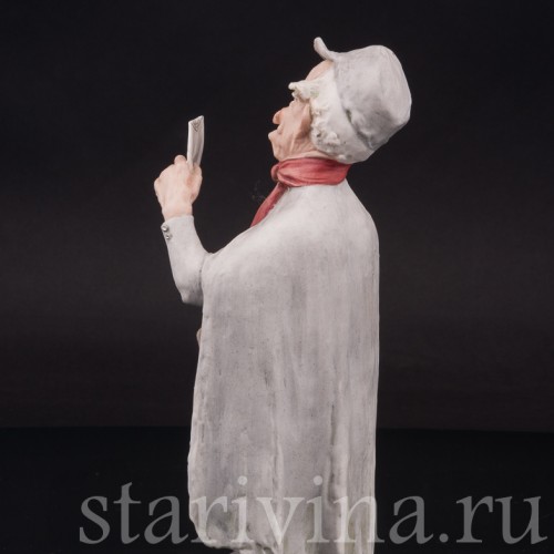 Фарфоровая статуэтка Почтальон, Giuseppe Cappe, Италия, 1961 г.