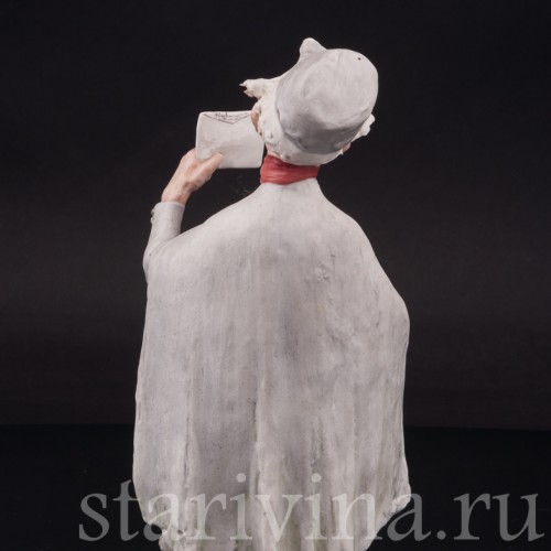 Фарфоровая статуэтка Почтальон, Giuseppe Cappe, Италия, 1961 г.
