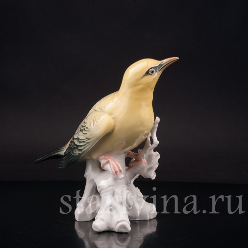 Статуэтка птицы из фарфора Иволга, Karl Ens, Германия, 1920-30 гг.